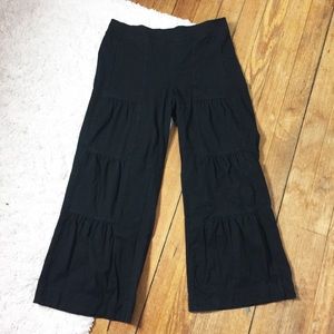 Neon Hudda Black Ruffle Yoga Pants.